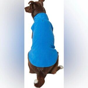 Frisco Ultra lightweight Basic Dog & Cat Velcro Blue Fleece Vest Coat Size L